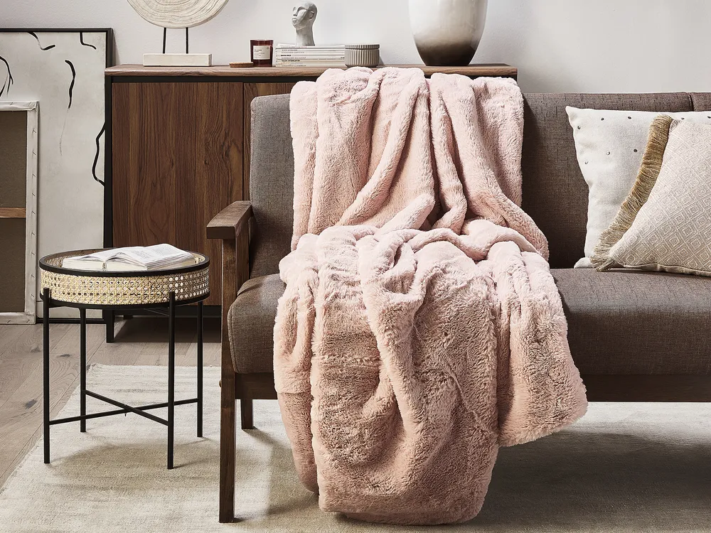 Kuscheldecke CHAAB 150 x 200 cm Rosa