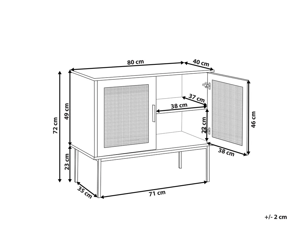 Schrank PASCO Hellbraun_804194