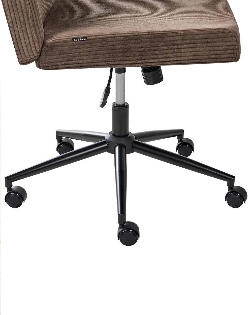 Desk Chair GEDDES Corduroy Dark Brown_1077044