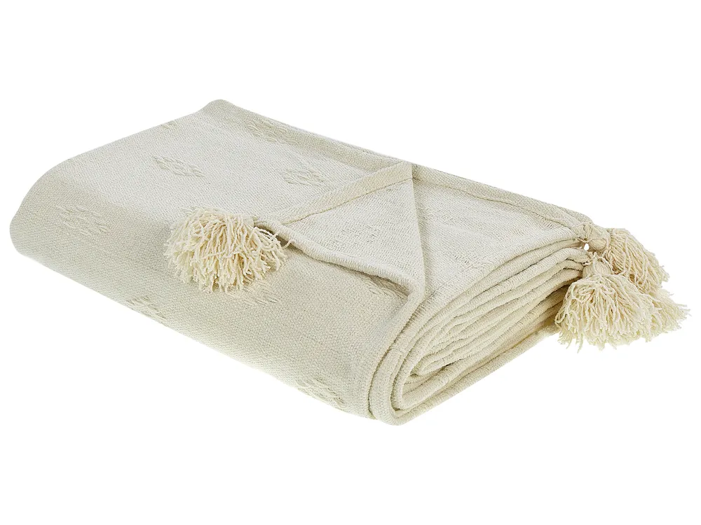Tagesdecke KAZY Baumwolle 220 x 240 cm Beige