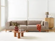 Sofa 4-Sitzer VENG Stoff Taupe_934534