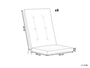 Sitzauflagen 8er Set MAUI PREMIUM Hellbeige_988948