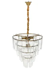 Kronleuchter CARAVELI Glas Messing_1005179
