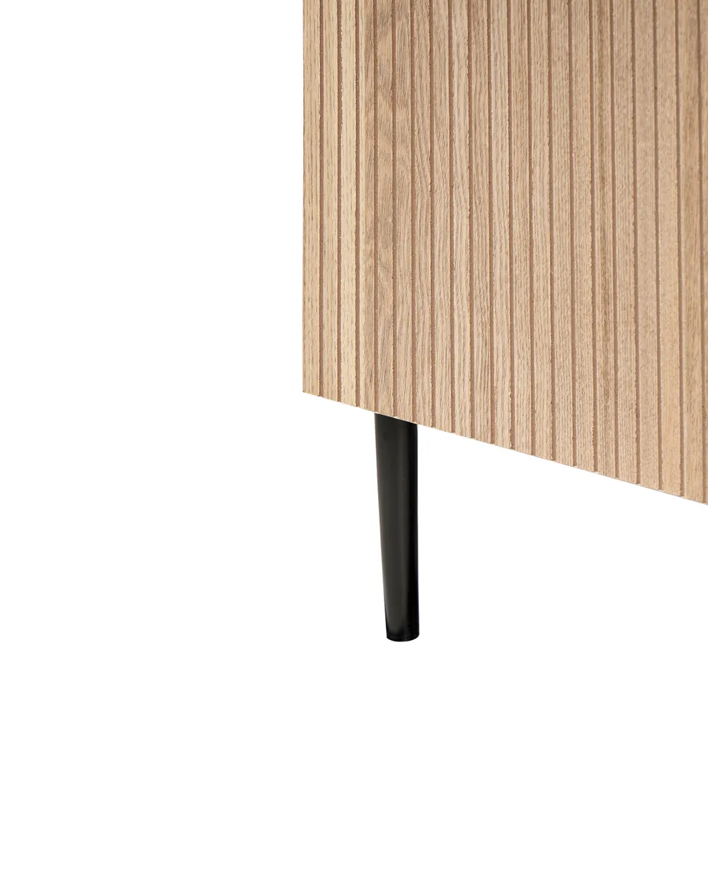 Nachttisch BLYTHE Naturfarbene Esche Schwarz_968583