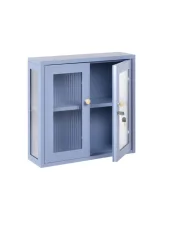 Wandschrank HARLYN 60 cm Metall Blau_1161001