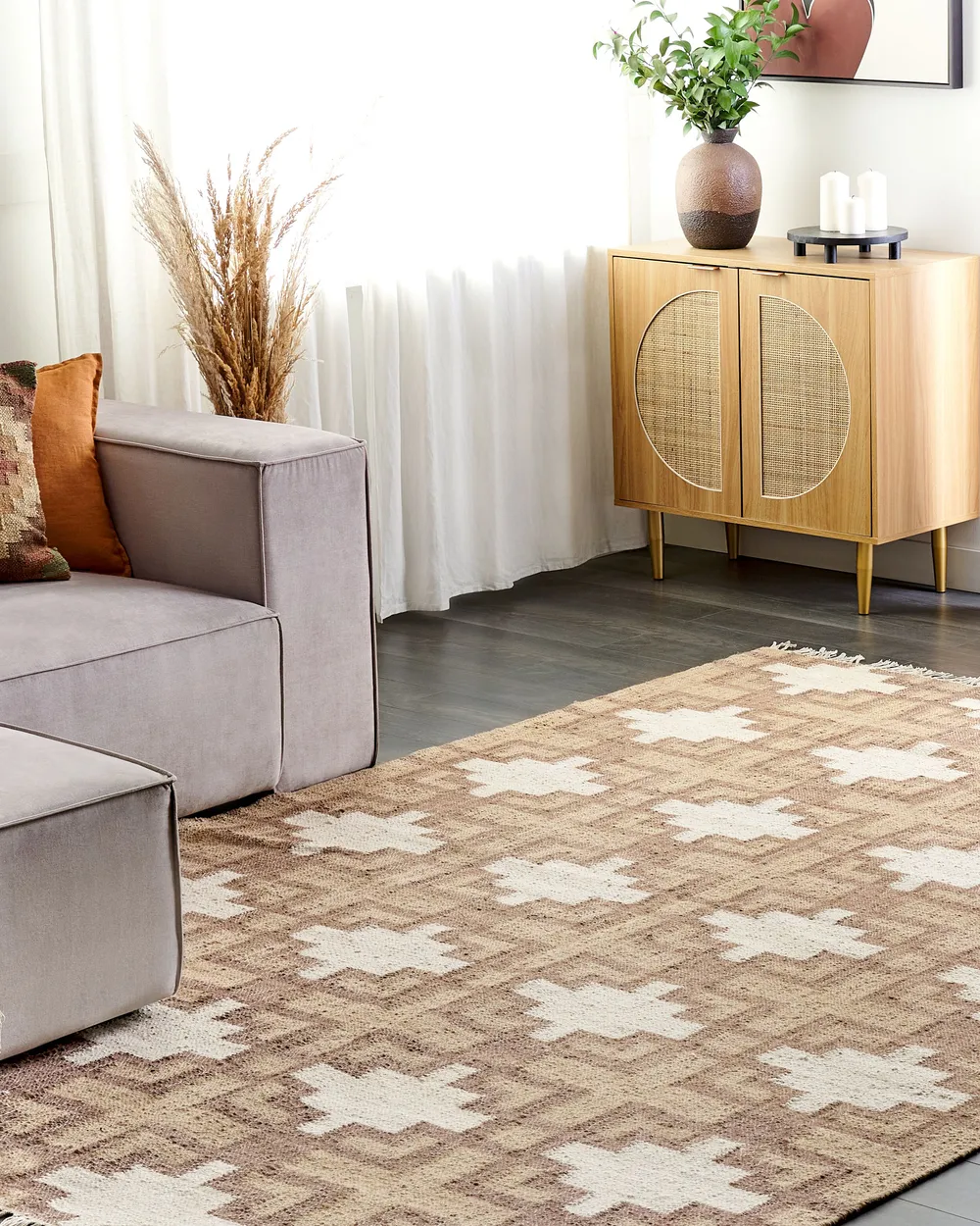 Teppich KONURTAY Beige 200 x 300 cm Jute