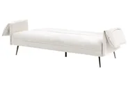 Schlafsofa 3-Sitzer VAYLA Stoff Cremeweiß_1056731