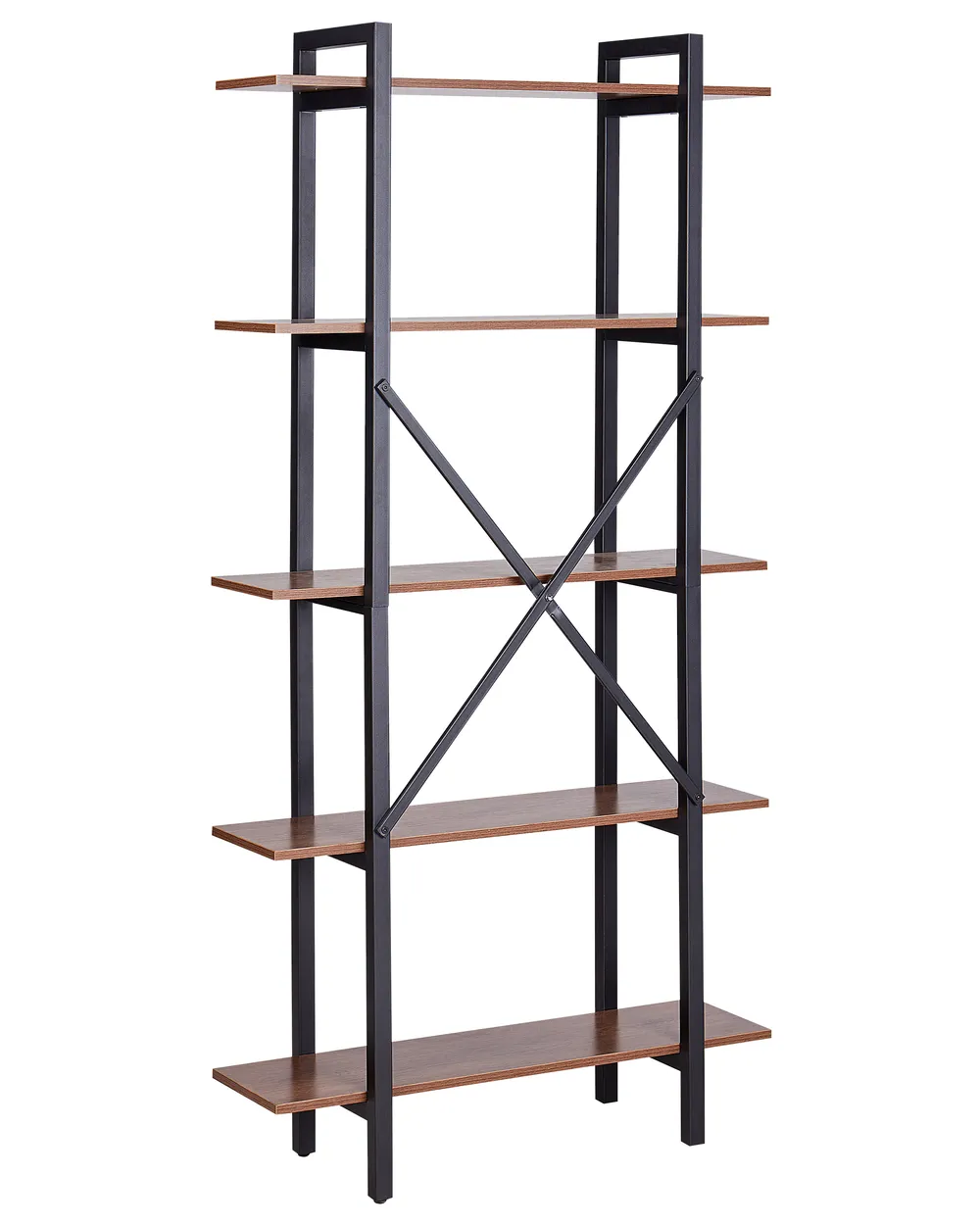5 Tier Shelving Unit DARBY 180 cm Dark Brown_791536