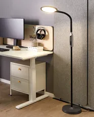 LED Floor Lamp CASSIOPEIA with Dimmer Metal Black_855420