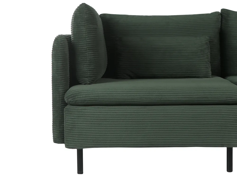 Modulsofa 3-Sitzer EGERIS Cord Dunkelgrün_1067086