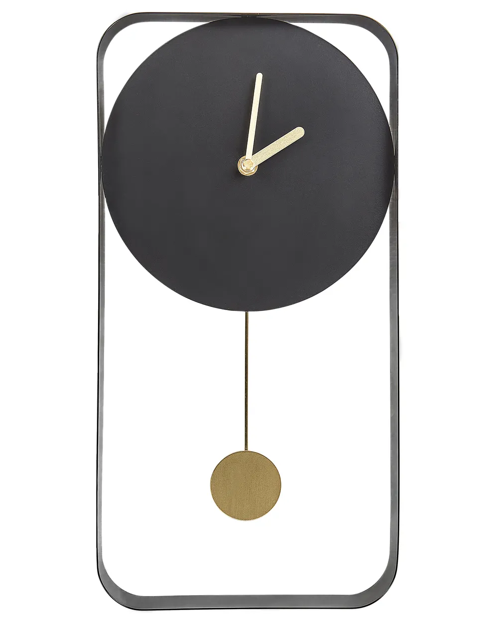 Wanduhr SERVOZ 21 cm Metall Schwarz
