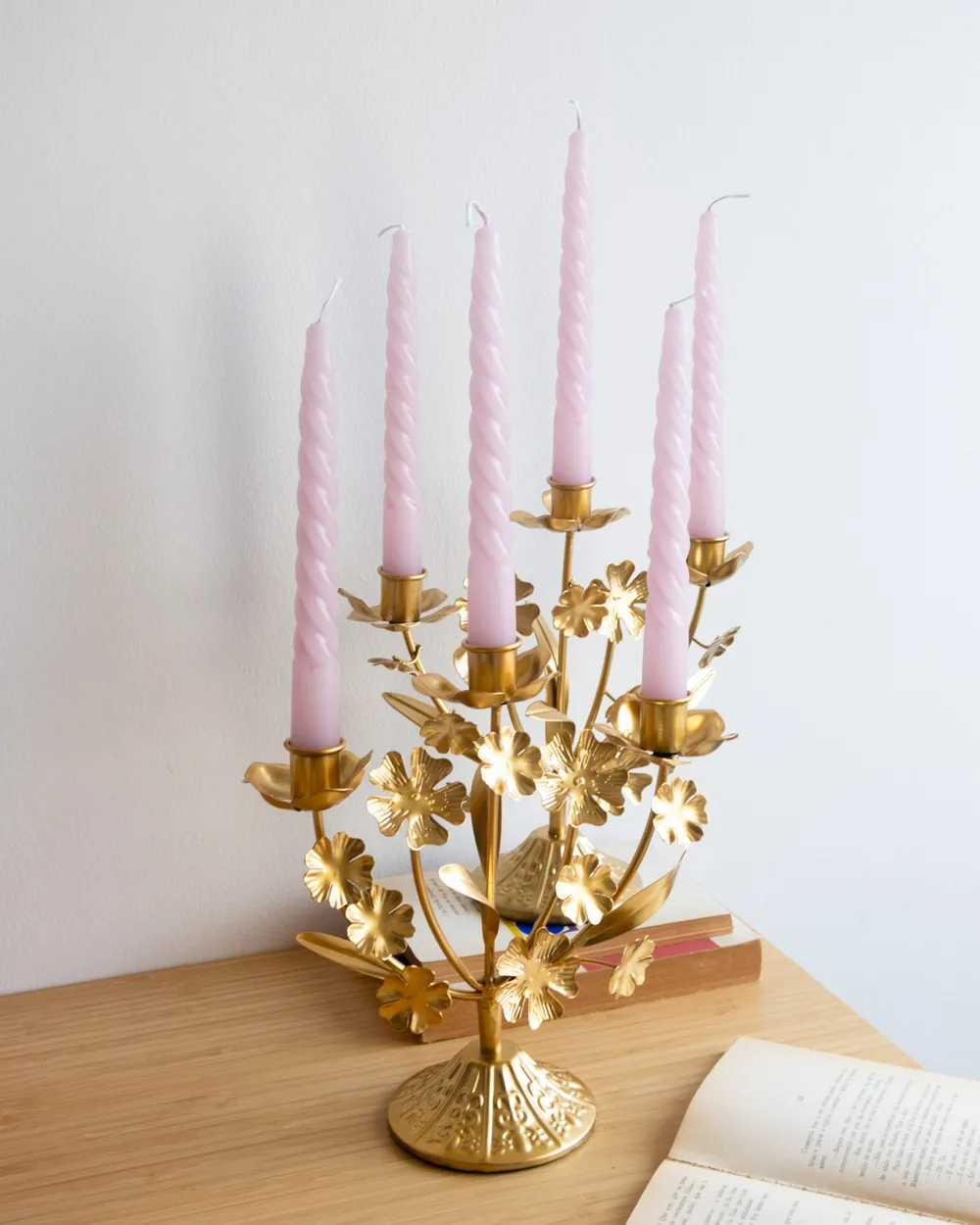 Candle Holder RAMADA 25 cm Metal Gold_983549
