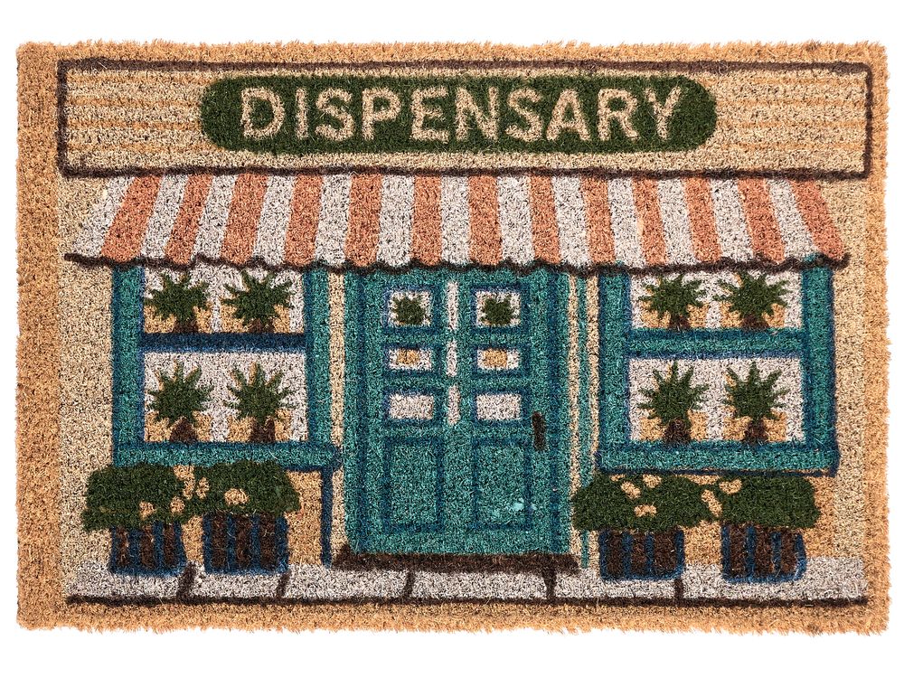 Doormat CADIZ Multicolour 40 x 60 cm Coir