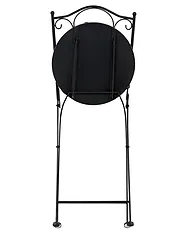 Gartenstuhl 2er Set SIPONTO klappbar Metall Weiß / Blau_1155773