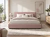 Bed Velvet AVALLON 180 x 200 cm (EU Super King) Pink