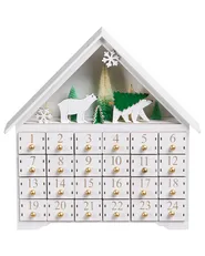 Christmas Decoration LED MJOSA 33 cm Advent Calendar White_1016825
