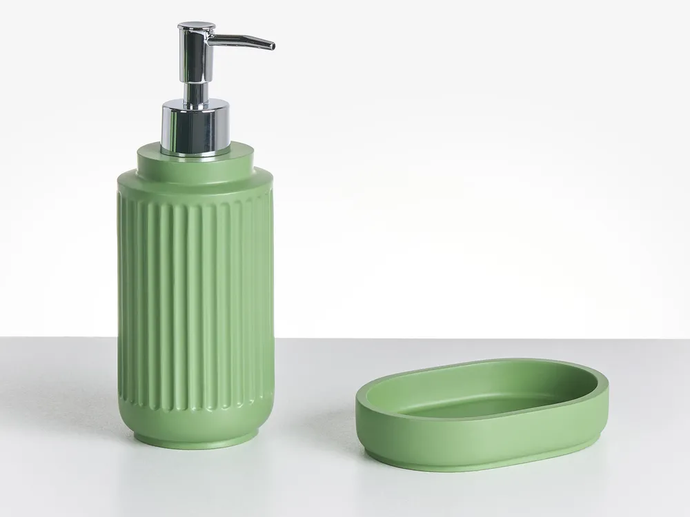 5-Piece Bathroom Accessories Set HUARMEY Green_996754