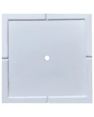 Blumenkübel PAROS 50 cm Weiß_701544