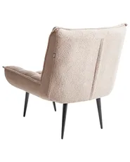 Sessel ALVESTA Bouclé Beige_958781