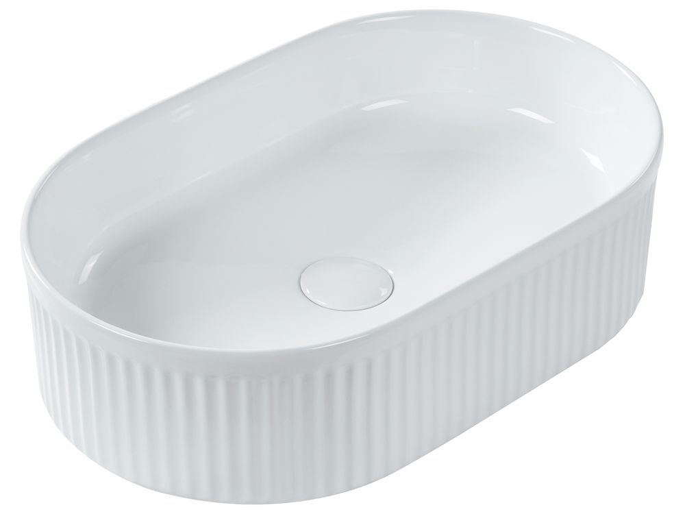 Countertop Basin GELDO 490 x 310 mm Ceramic White