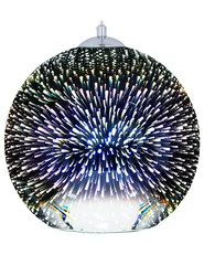 Pendant Lamp SESSERA Glass Silver_684601