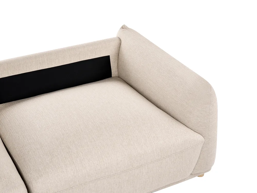 Sofa 3-Sitzer JUBEK Stoff Beige_1074648