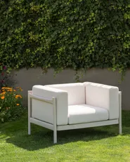 Gartensessel 2er Set FERRETTI Hellbeige_931260