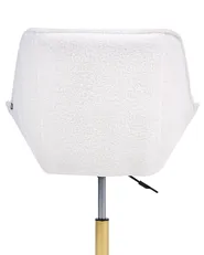 Desk Chair ARDELLE Boucle White_1085593
