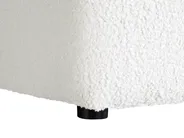 Pouf KANSAS Bouclé Weiß_924366