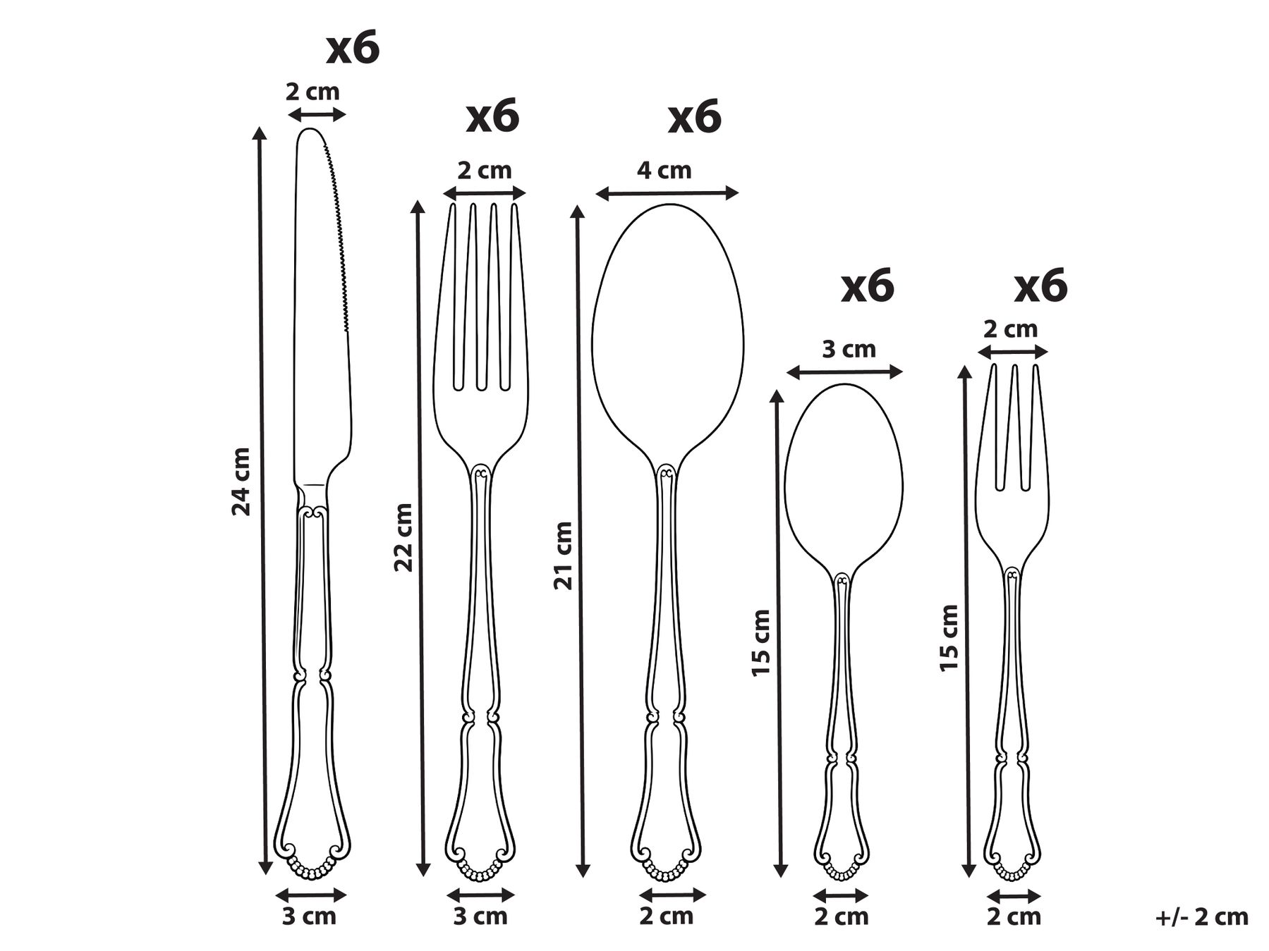 Besteckset 30-teilig PICI Gold_1184749