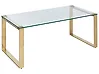 Couchtisch TILON Sicherheitsglas Gold