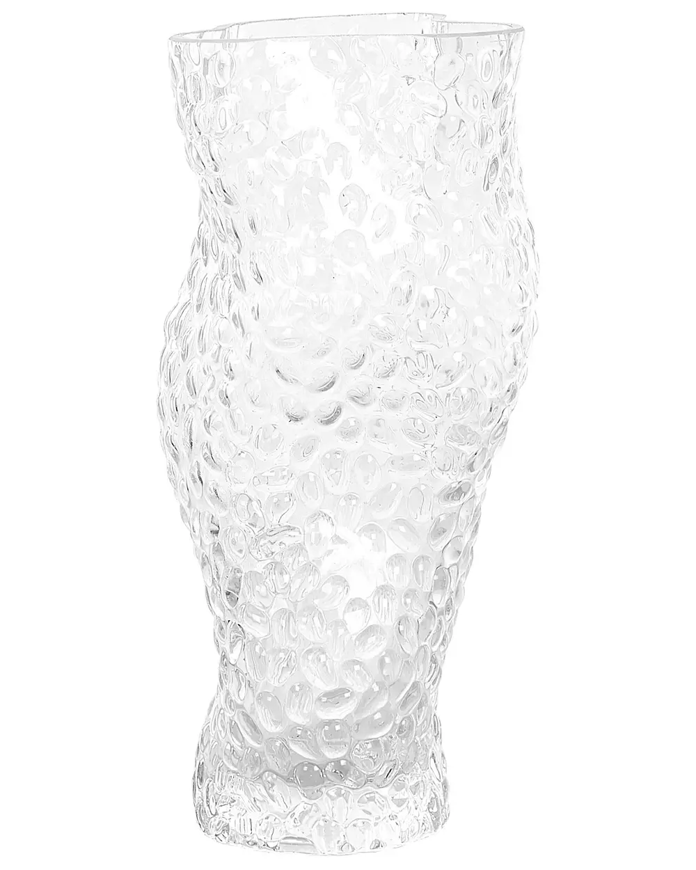 Blumenvase ELATOS 23 cm Glas Transparent