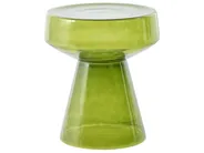 Set of 2 Side Tables LAGUNA/CALDERA Glass Green_1093638