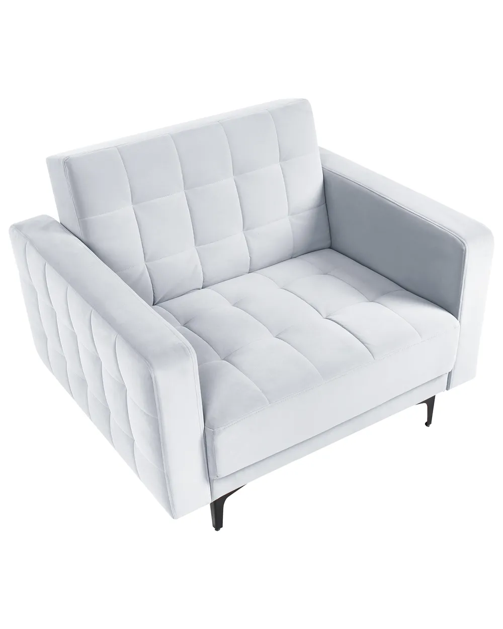 Sessel ABERDEEN Samtstoff Hellgrau_984151