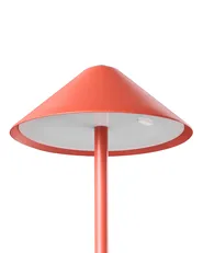 Kabellose LED Tischlampe MODJO mit Dimmer Metall Rot_1042174