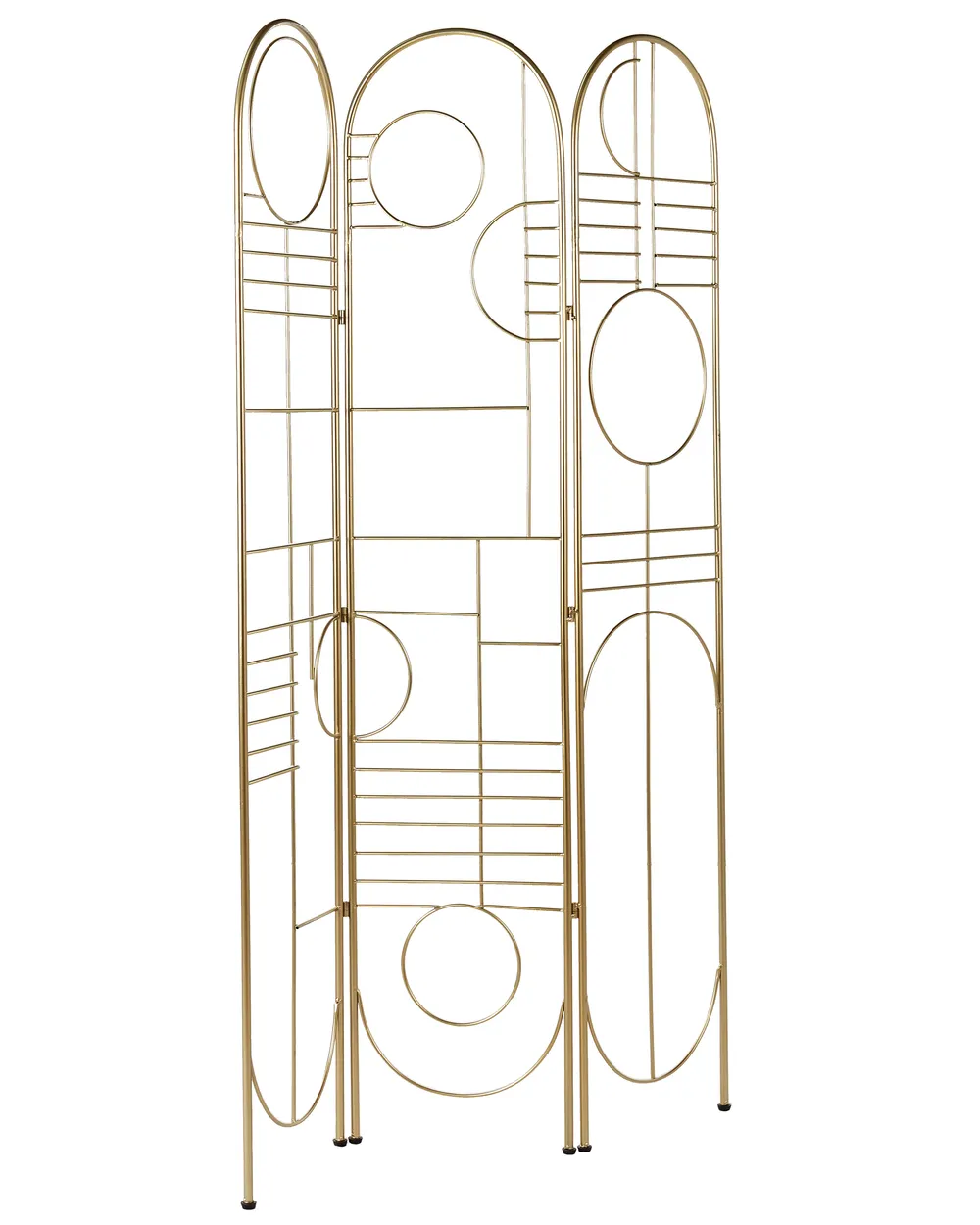 Raumteiler 3-teilig TURANIA 100 cm 170 cm Gold_936204