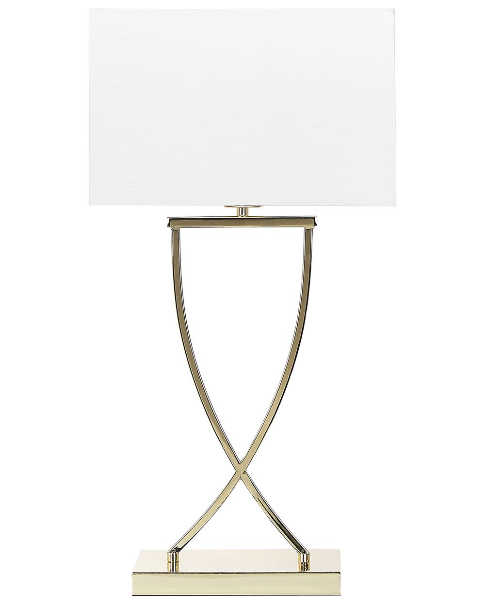 Tischlampe YASUNI Metall Weiß / Gold