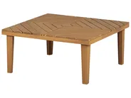 Garden Lounge Set with Table and Ottoman 6 Seater BARATTI Acacia Wood Brown_830643