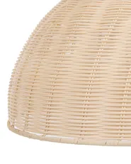 Hängeleuchte MILLIAN Rattan Hellbraun_785349