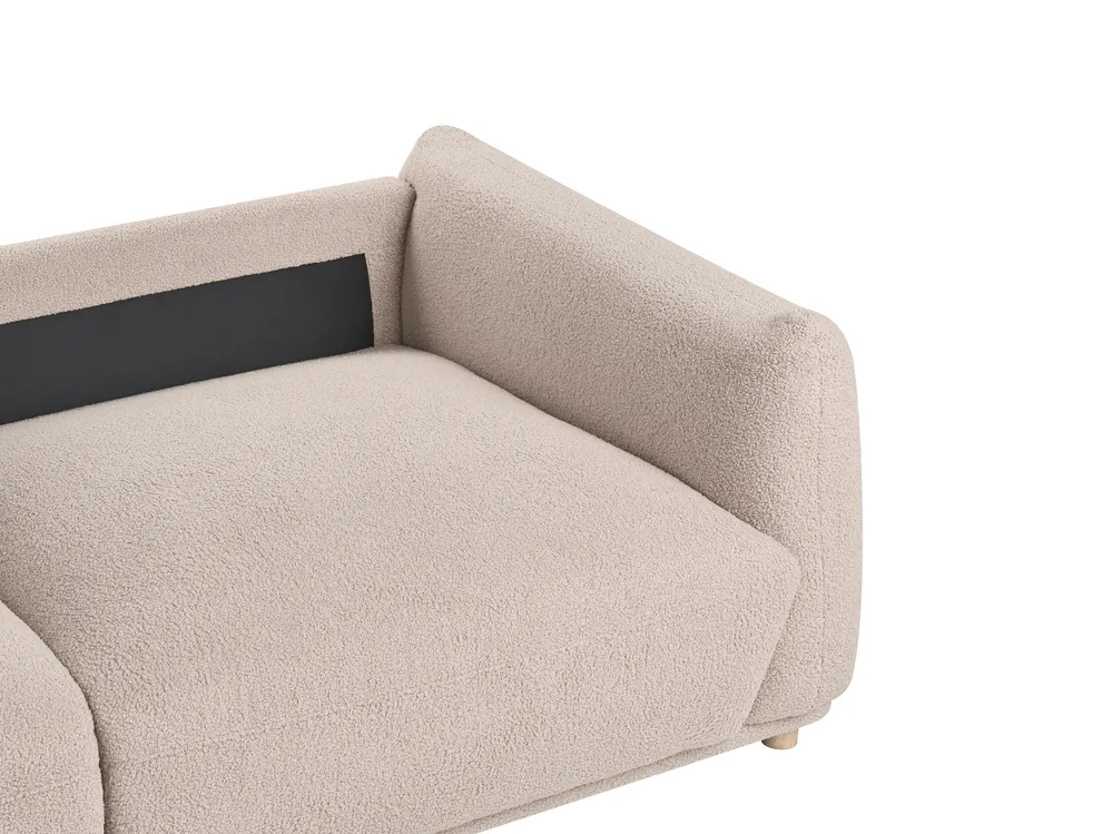 Sofa 3-Sitzer JUBEK Bouclé Beige_1078411