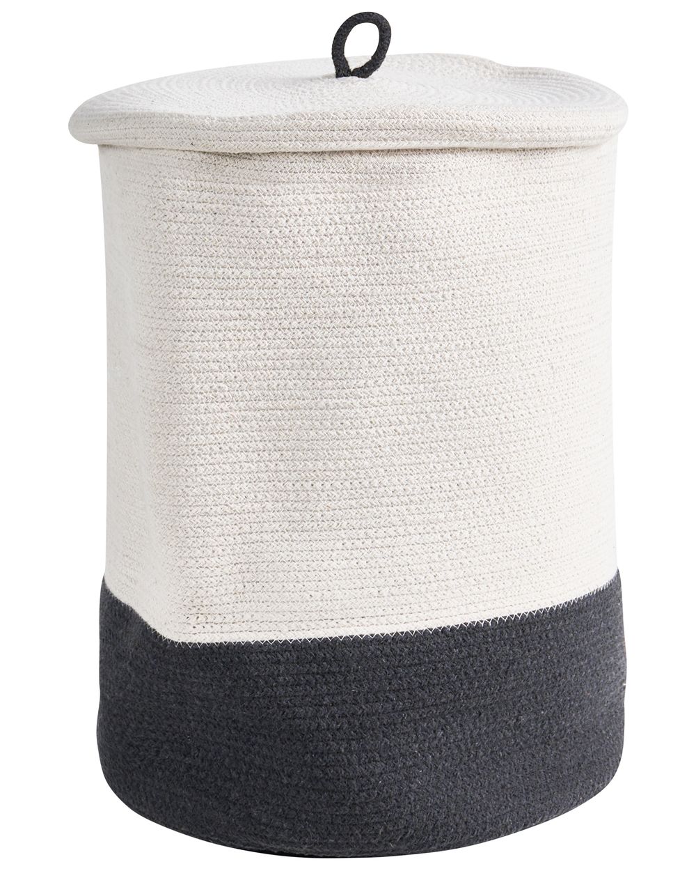 Basket SILOPI Cotton White/ Dark Grey