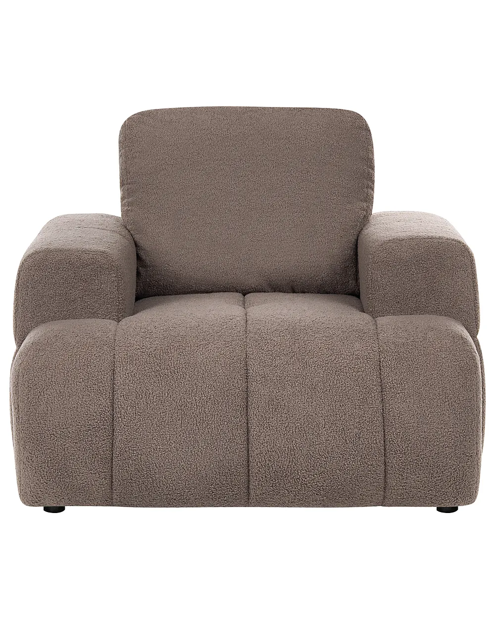 Fauteuil NARILLA Bouclé Taupe_1161488