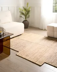 Rug SANGLI Beige 160 x 230 cm Jute_1039952