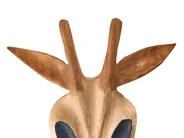 Wandobjekt Giraffe EKPOMA Mangoholz 68 cm Hellbraun_1038578