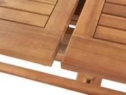 Gartenmöbel Set 6-Sitzer JAVA inkl. Kissen Akazienholz Taupe_803758
