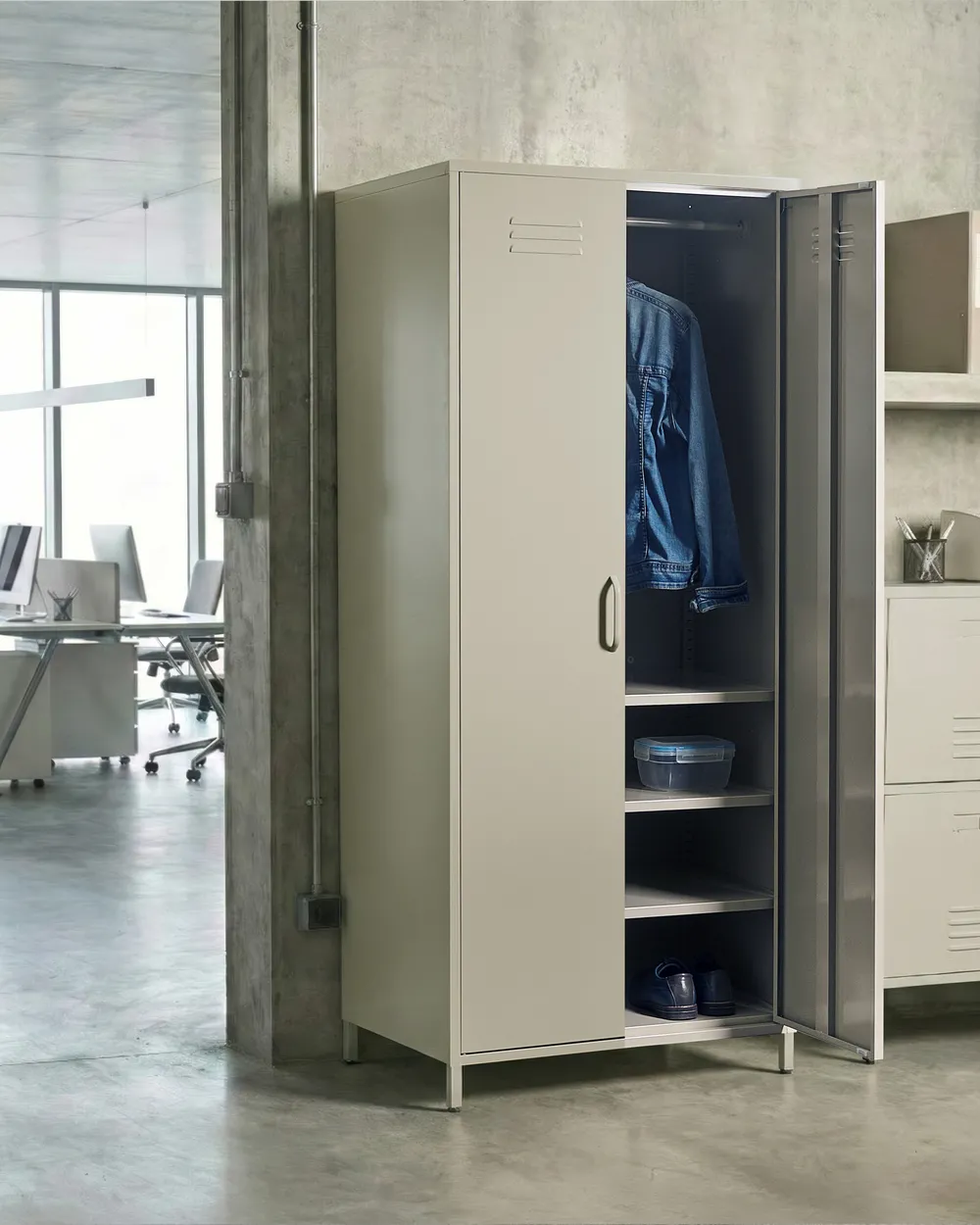 Büroschrank VARNA Metall Hellbeige_1043176