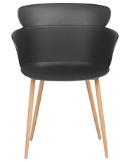 Set of 2 Dining Chairs SUMKLEY Black_783769