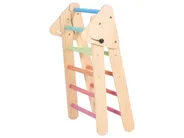 Multifunctional Climbing Arch MOAMA Pine Wood Light Brown_1083395