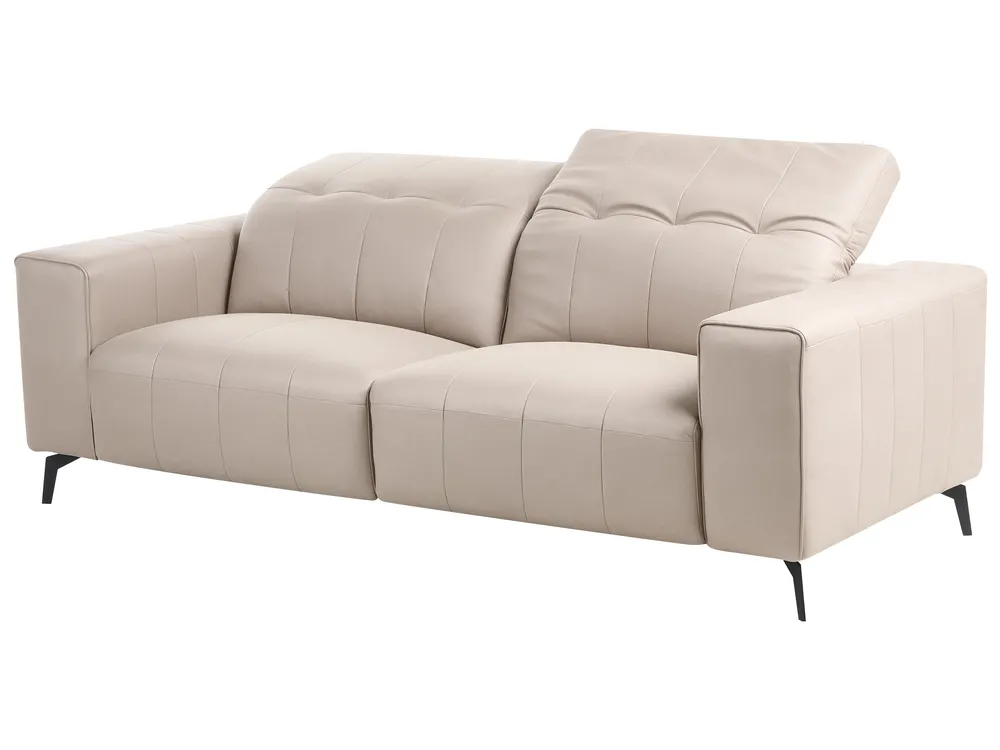 Sofa 3-Sitzer OMMEL Stoff Taupe_1035547