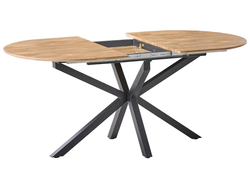 Ausziehbarer Esstisch MACQUARIE Braun 140/180 cm 90 cm_1029226